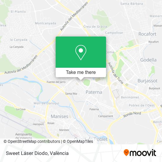 Sweet Láser Diodo map