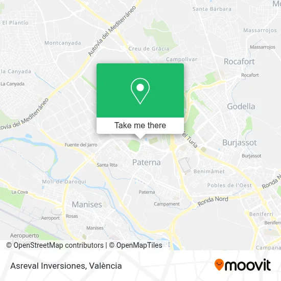 Asreval Inversiones map