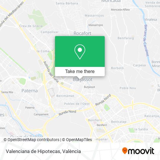 Valenciana de Hipotecas map