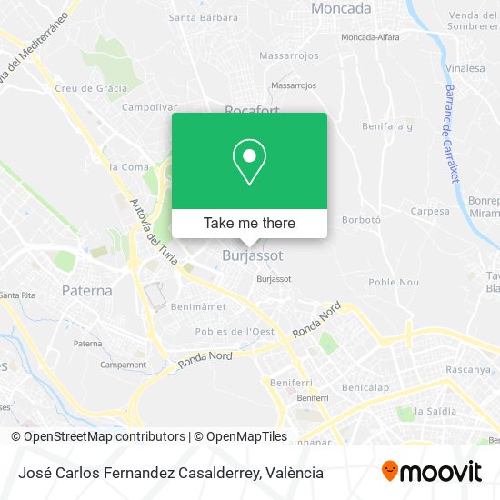 José Carlos Fernandez Casalderrey map
