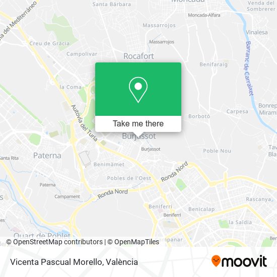 Vicenta Pascual Morello map