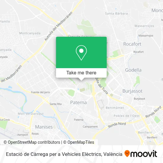 Estació de Càrrega per a Vehicles Elèctrics map