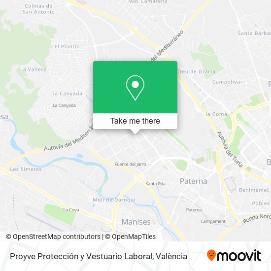 Proyve Protección y Vestuario Laboral map