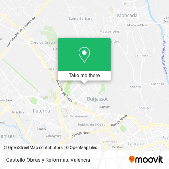 Castello Obras y Reformas map