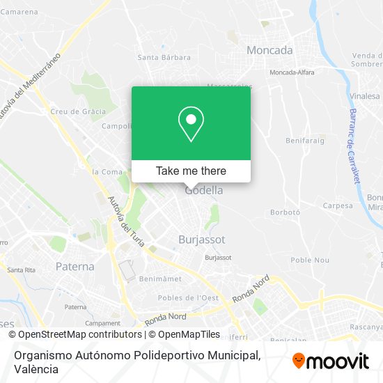 Organismo Autónomo Polideportivo Municipal map