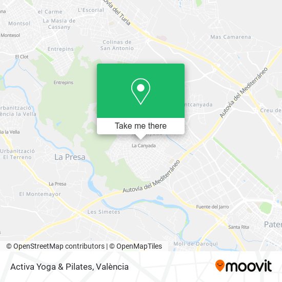 Activa Yoga & Pilates map