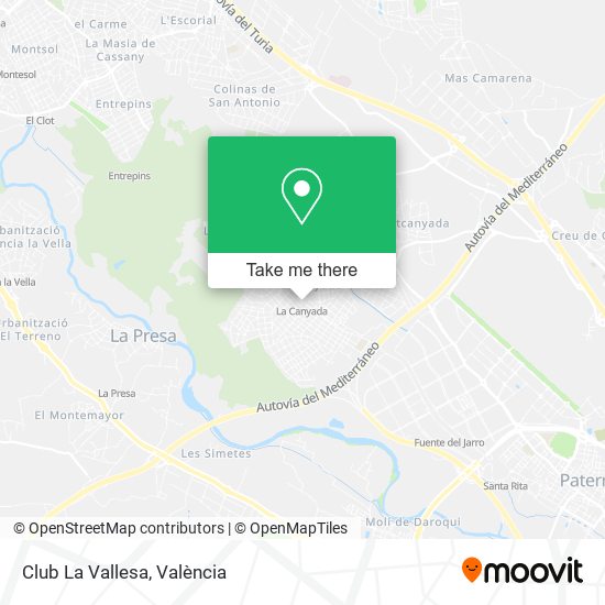 Club La Vallesa map