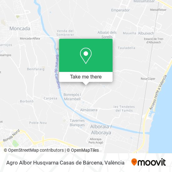 Agro Albor Husqvarna Casas de Bárcena map