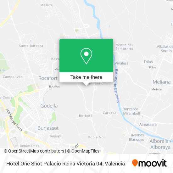 Hotel One Shot Palacio Reina Victoria 04 map