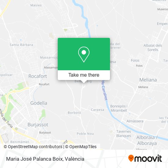 Maria José Palanca Boix map
