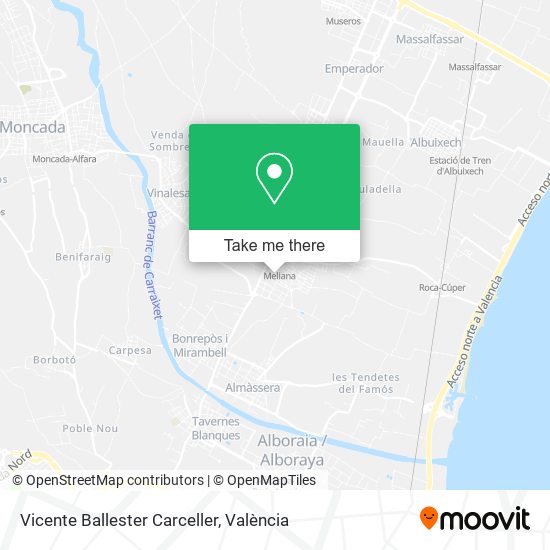 Vicente Ballester Carceller map