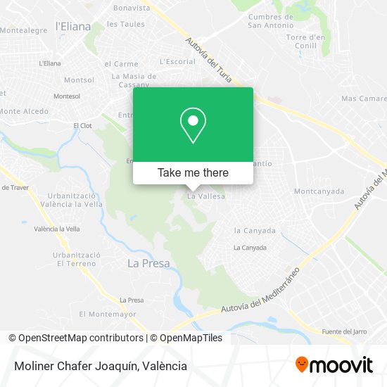 Moliner Chafer Joaquín map