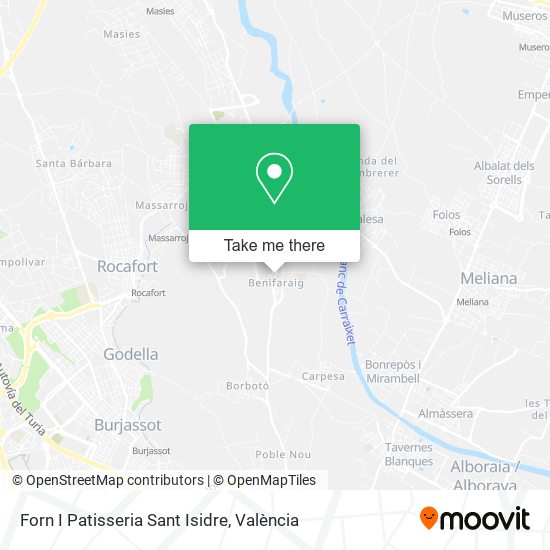 Forn I Patisseria Sant Isidre map