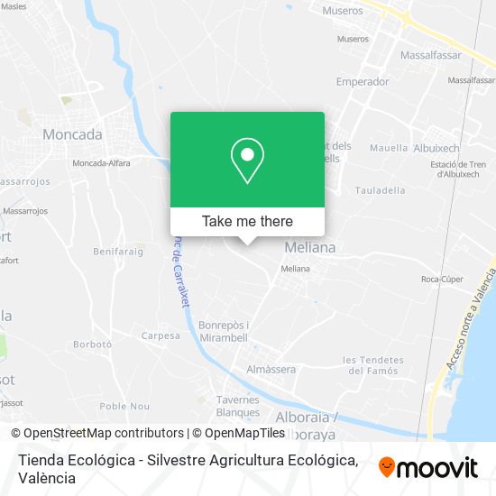 Tienda Ecológica - Silvestre Agricultura Ecológica map