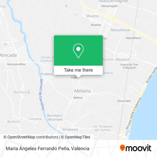 María Ángeles Ferrando Peña map