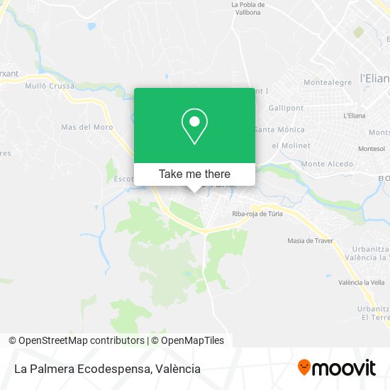 La Palmera Ecodespensa map