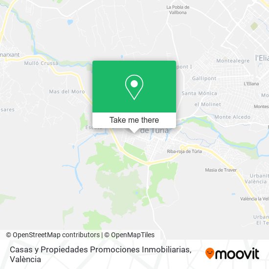 mapa Casas y Propiedades Promociones Inmobiliarias