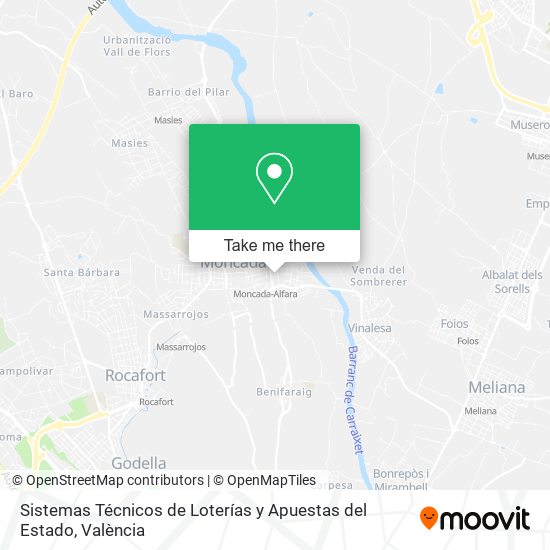 Sistemas Técnicos de Loterías y Apuestas del Estado map