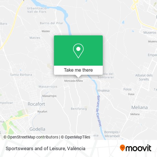 Sportswears and of Leisure map