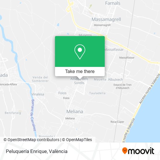 Peluquería Enrique map