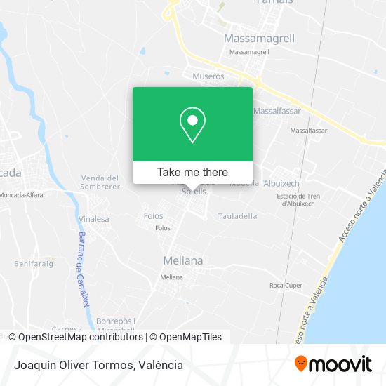 Joaquín Oliver Tormos map