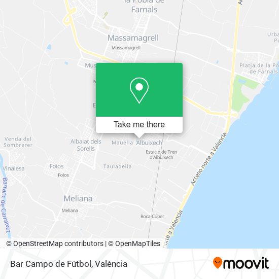 Bar Campo de Fútbol map