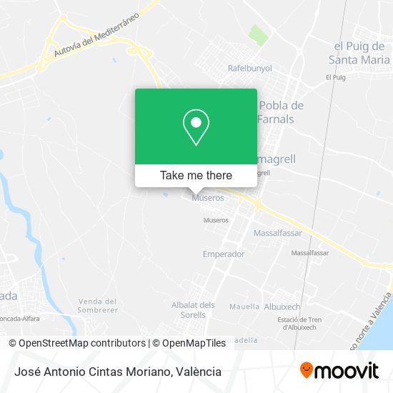 José Antonio Cintas Moriano map