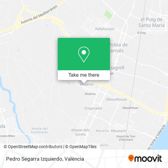 Pedro Segarra Izquierdo map