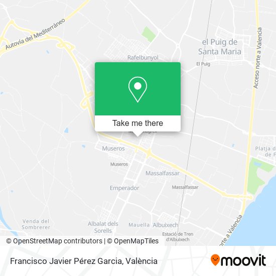 Francisco Javier Pérez Garcia map