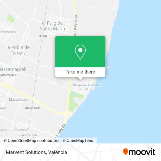 Marvent Solutions map