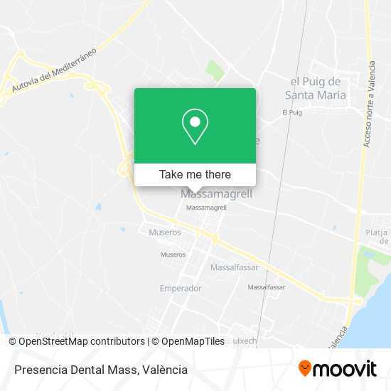 Presencia Dental Mass map