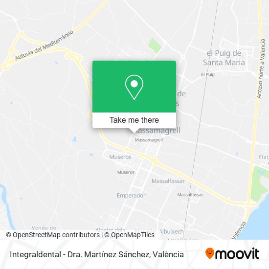 mapa Integraldental - Dra. Martínez Sánchez