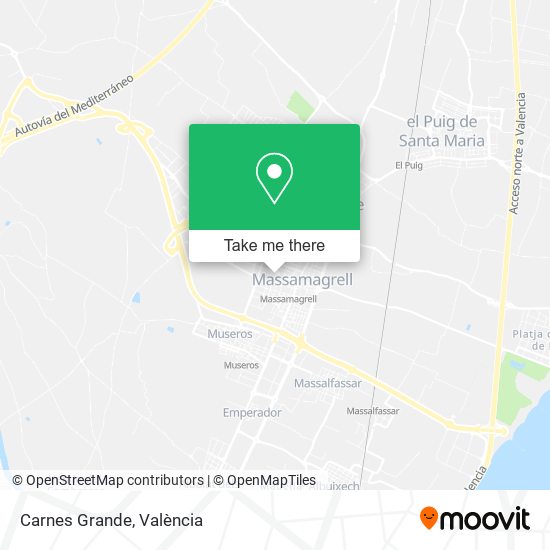 Carnes Grande map