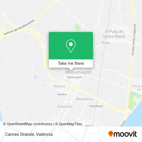 Carnes Grande map