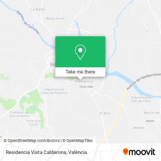 Residencia Vista Calderona map