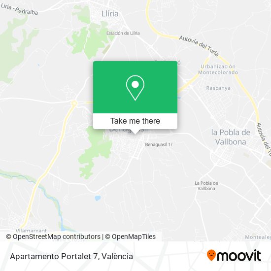 Apartamento Portalet 7 map
