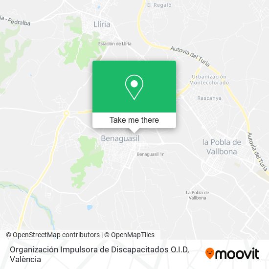 Organización Impulsora de Discapacitados O.I.D map