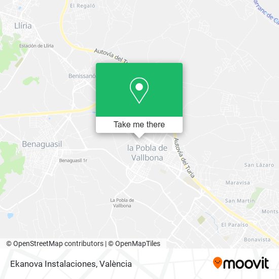 Ekanova Instalaciones map