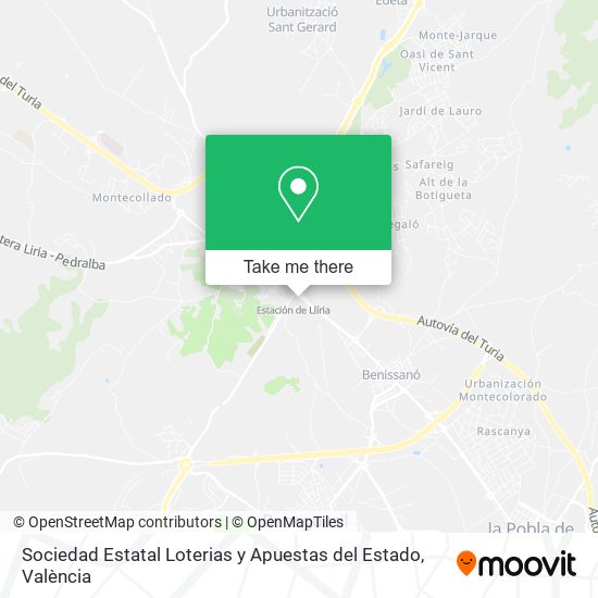 Sociedad Estatal Loterias y Apuestas del Estado map