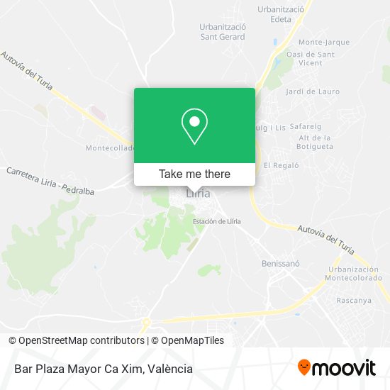 Bar Plaza Mayor Ca Xim map