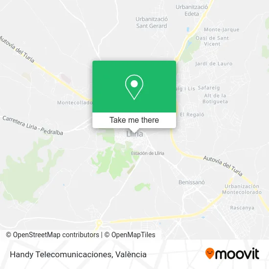 Handy Telecomunicaciones map