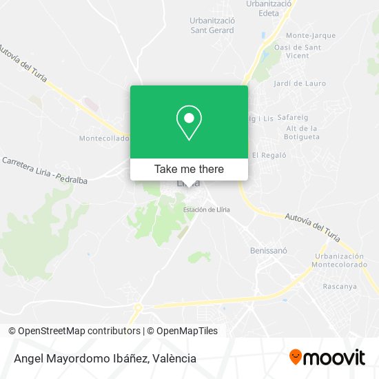 Angel Mayordomo Ibáñez map