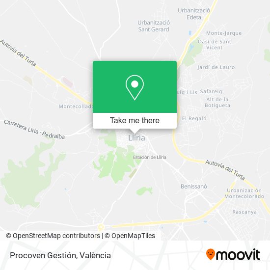 Procoven Gestión map