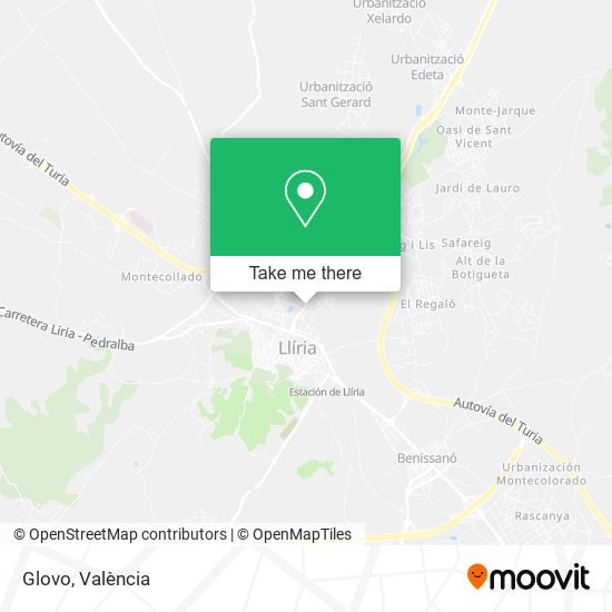 Glovo map