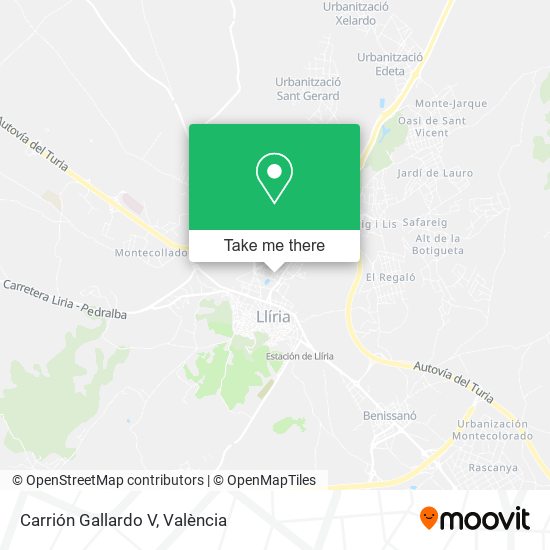 Carrión Gallardo V map