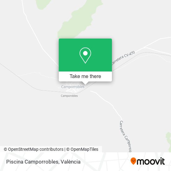 Piscina Camporrobles map
