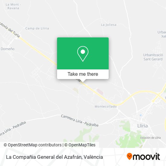 La Compañia General del Azafrán map
