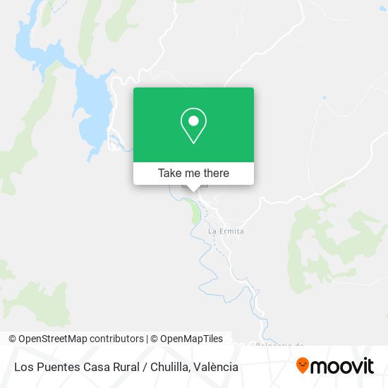 Los Puentes Casa Rural / Chulilla map