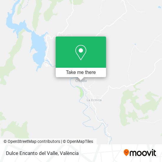 Dulce Encanto del Valle map