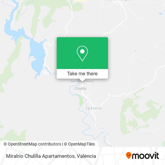 Miralrio Chulilla Apartamentos map
